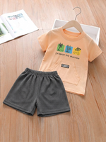 T-Shirt & Nicker - Vacation - Peach