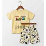 T-Shirt & Nicker - Yellow - Look