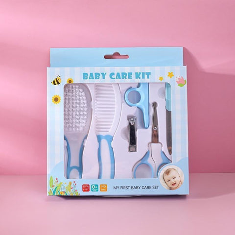 6 Pieces Baby Care Kit - Blue