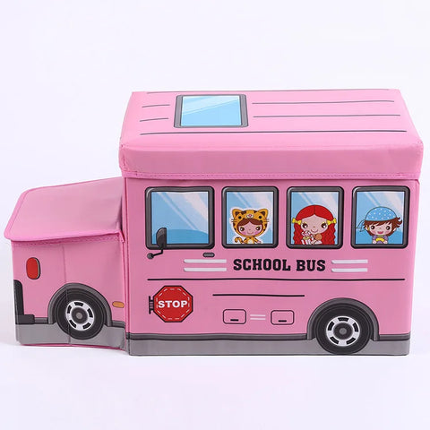 School Bus - Toy Box - Pink