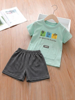 T-Shirt & Nicker - Vacation - Green