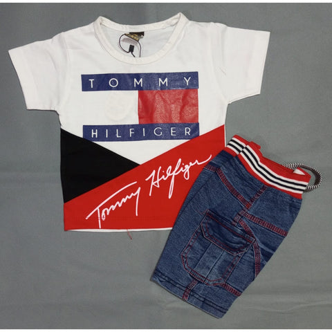 SB - T.Shirt & Short - Red - TS2414