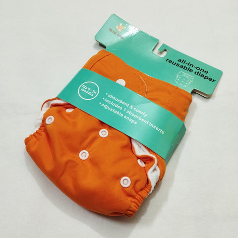 Reuseable Diaper - Orange