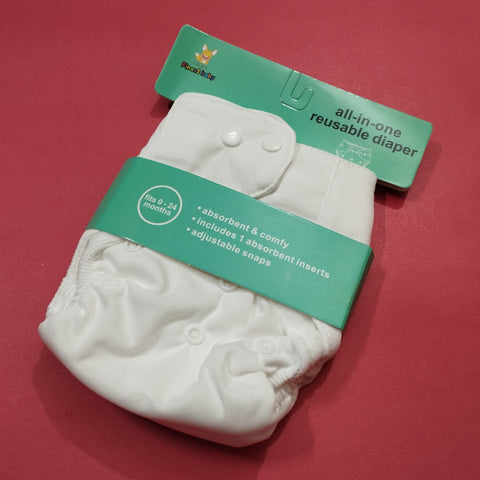 Reuseable Diaper - White