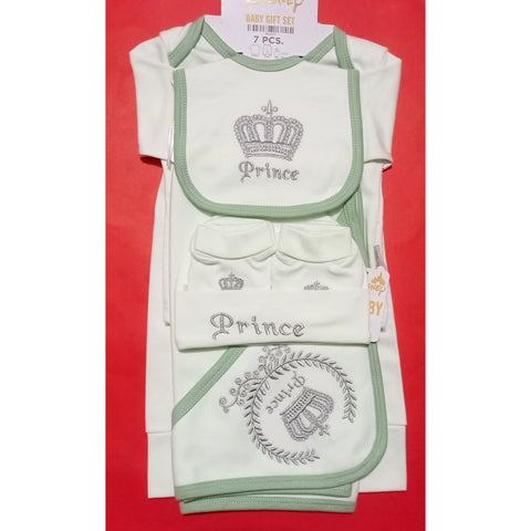 Newborn Baby 7 Pieces Gift Set - Prince