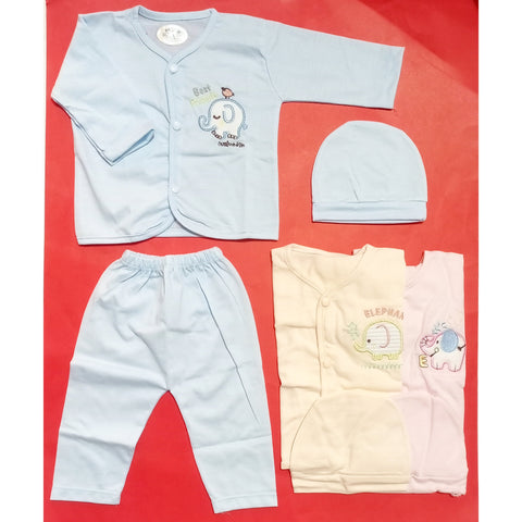 Pack of 3 Night Suits - Elephant