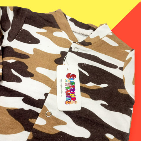 SB - Winter Night Suits - Brown Camouflage