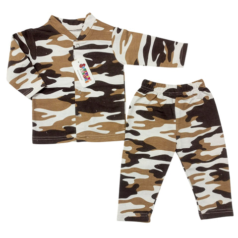 SB - Winter Night Suits - Brown Camouflage