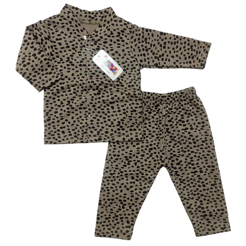 SB - Winter Night Suits - Black Dots