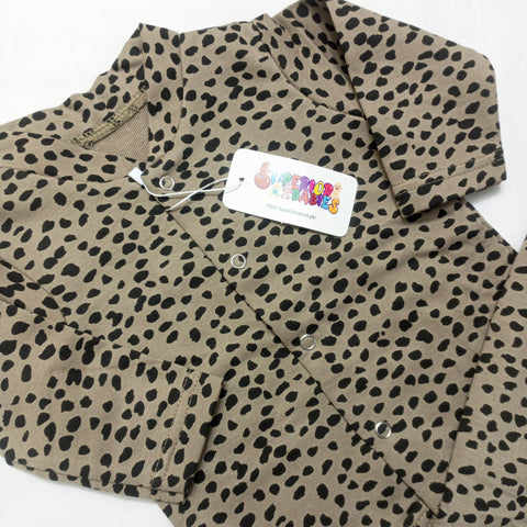 SB - Winter Night Suits - Black Dots