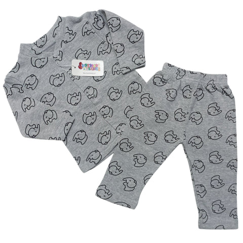 SB - Winter Night Suits - Gray Elephant