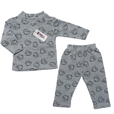 SB - Winter Night Suits - Gray Elephant