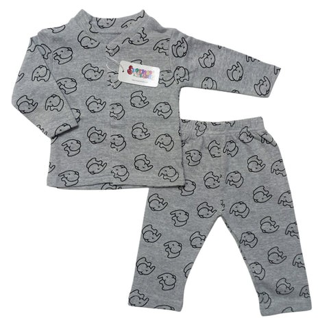 SB - Winter Night Suits - Gray Elephant