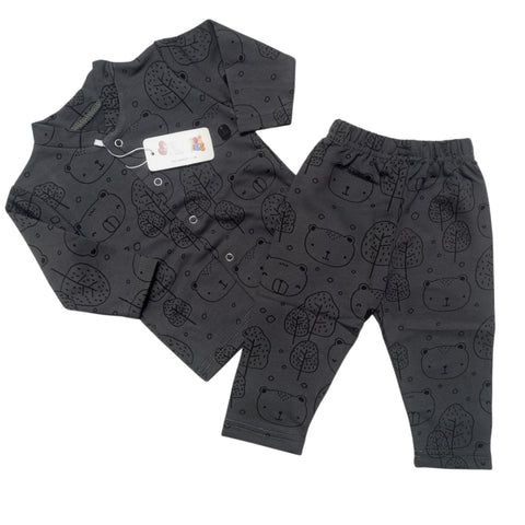 SB - Winter Night Suits - Gray Bears