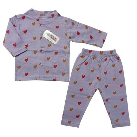 SB - Winter Night Suits - Purple Hearts