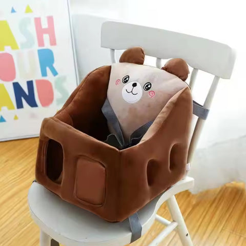 Baby Plush Booster Seat - Cartoon 4