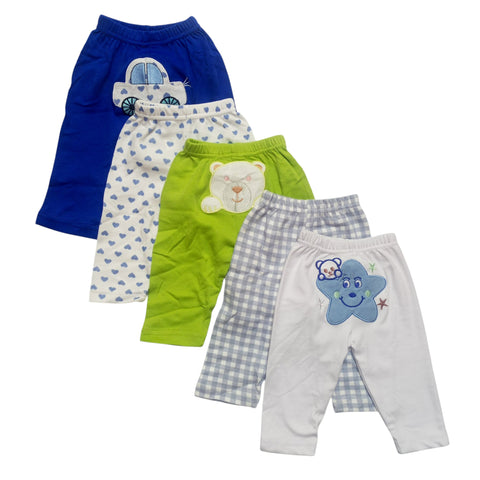 Pack Of 5 Trousers - Green - Design 2503