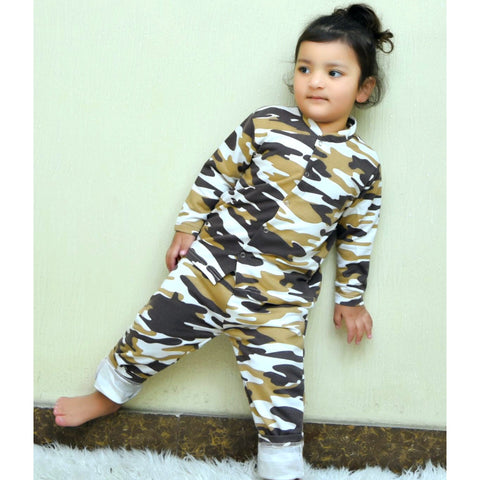 SB - Winter Night Suits - Brown Camouflage