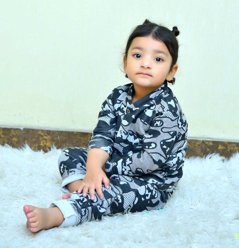 SB - Winter Night Suits - Black Camouflage