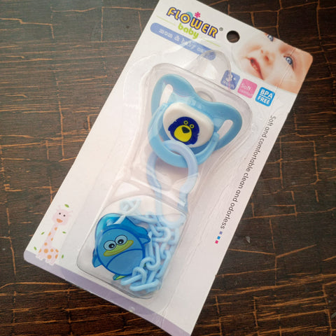 Flower Pacifier With Chain