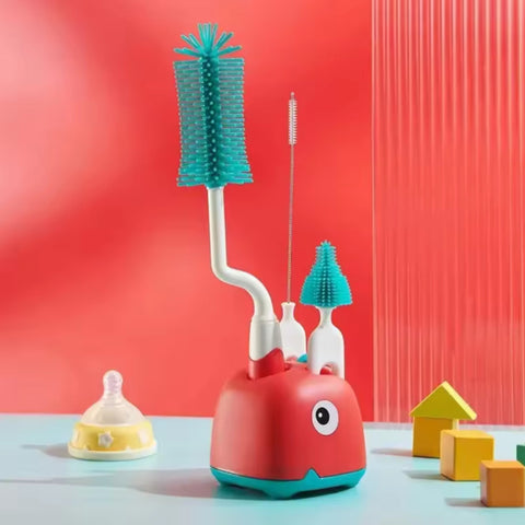 Rotating Bottle Brush Set