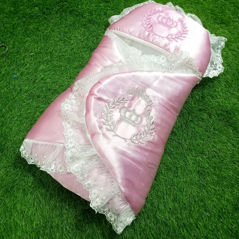 Silk Wrapping Style Carry Nest  - Crown Pink