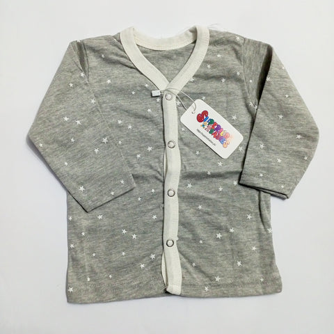 Summer Night Suit - Design 25 - Gray Stars