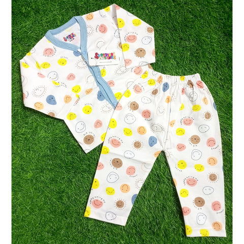 Summer Night Suit - 25 - Blue Smiley