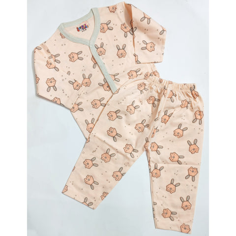 Summer Night Suit - 25 - Peach Rabbit