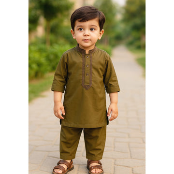 Kurta Shalwar - Wash N Wear - Design 2