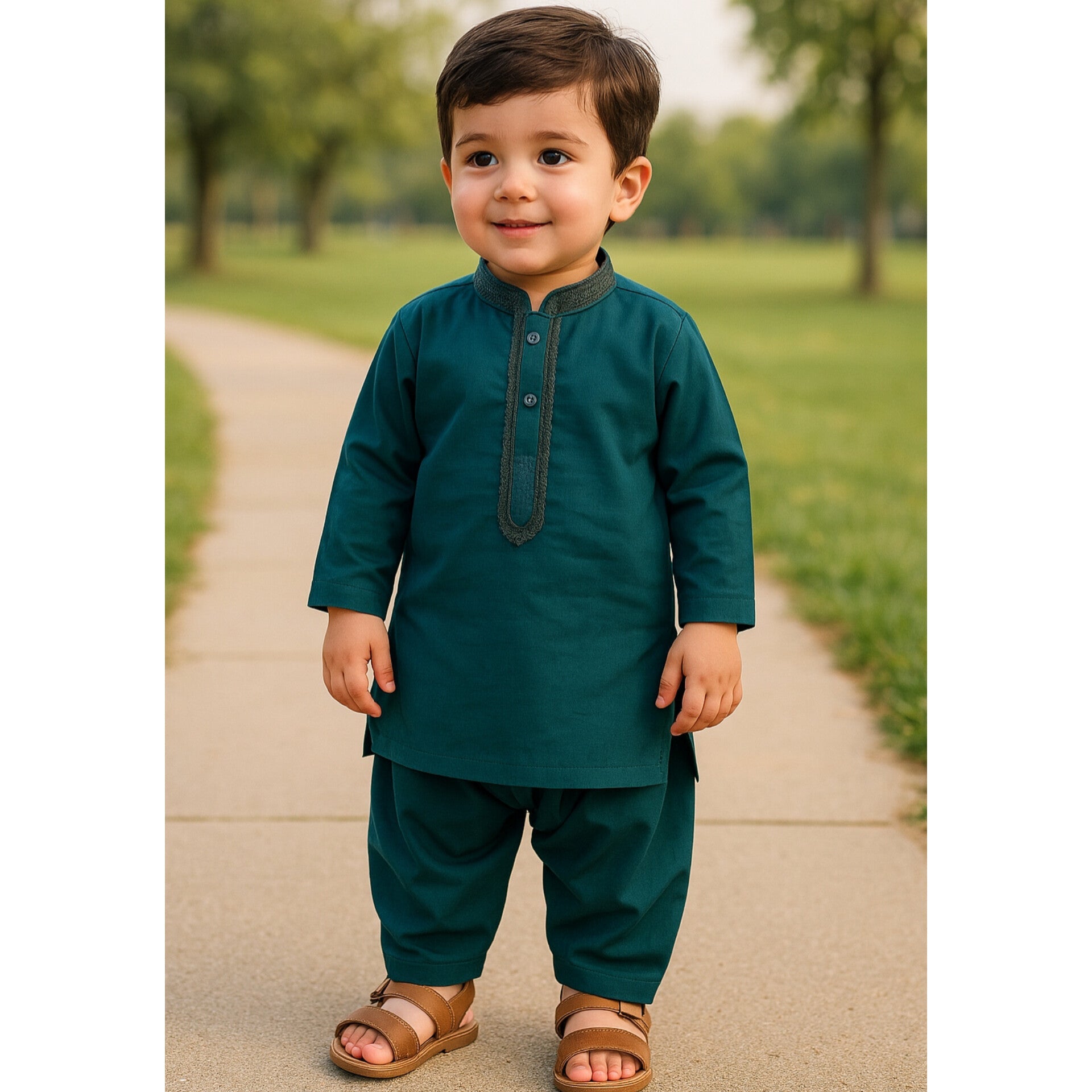 Kurta Shalwar - Wash N Wear - Design 4