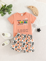 T-Shirt & Nicker - Pink - Look