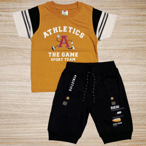 SB - T.Shirt & Short - Red - TS2424