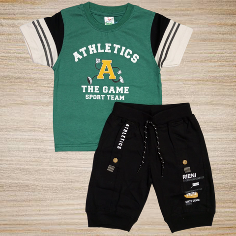 SB - T.Shirt & Short - Green - TS2423