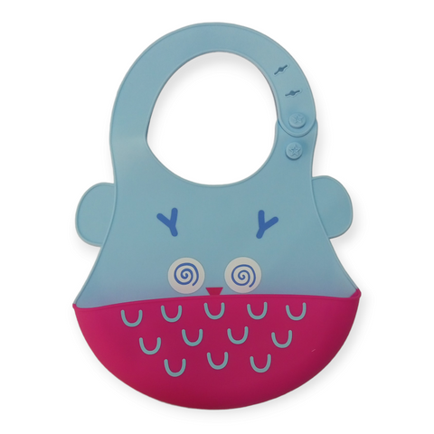 Container Bib - Blue & Pink
