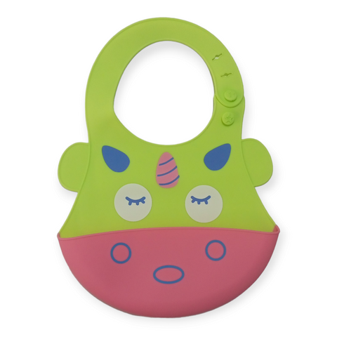 Container Bib - Green & Pink