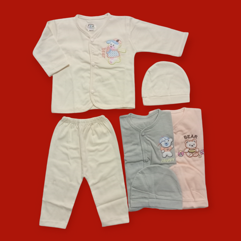 Pack of 3 Night Suits - Gray Cartoons