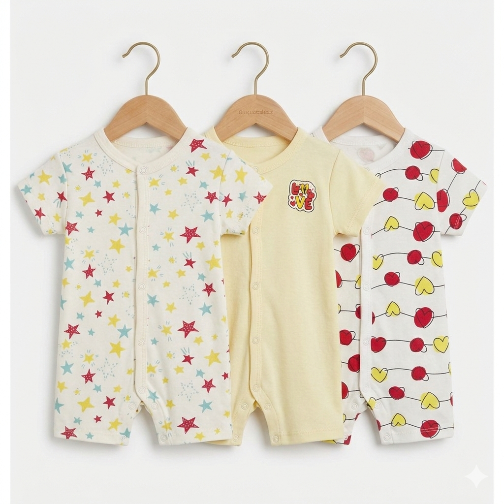 Short Leg Rompers - 26 - Design J3