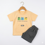 T-Shirt & Nicker - Vacation - Peach