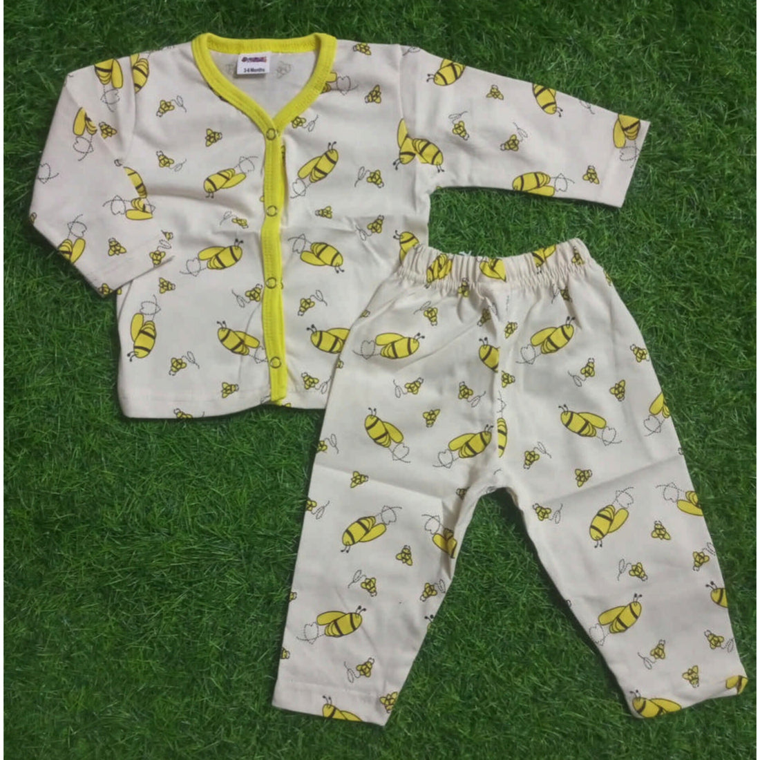 Summer Night Suit - Design 26 - Yellow Bee