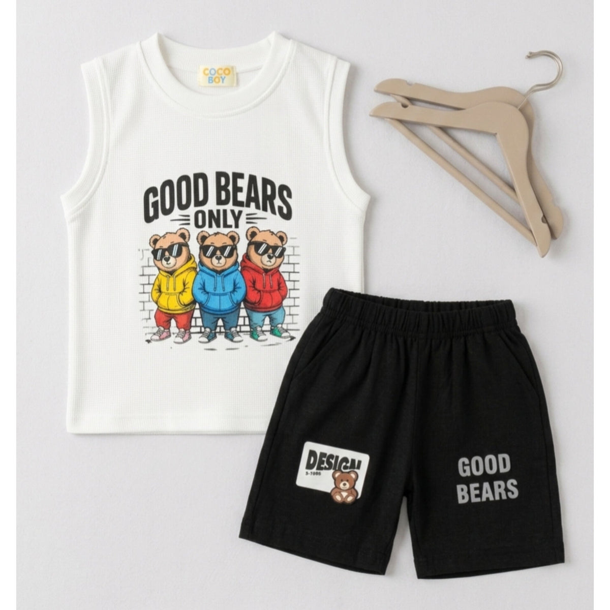 Sleeveless Shirt & Nicker - Good Bear