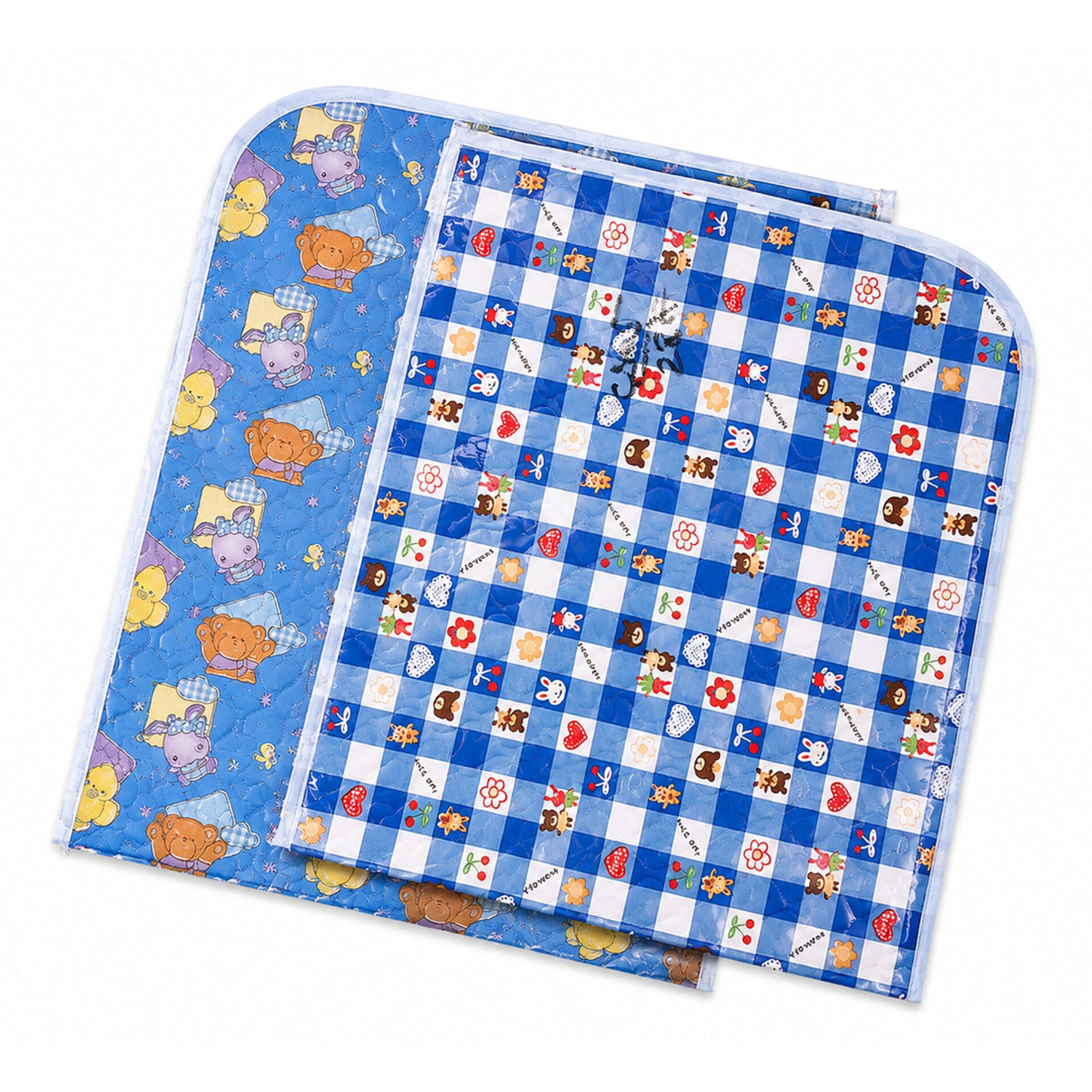 Diaper Changing Sheet - Mix Print - Dark Blue