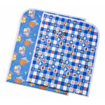 Diaper Changing Sheet - Mix Print - Dark Blue