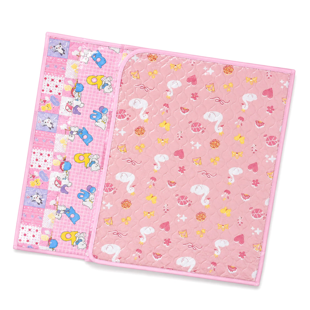 Diaper Changing Sheet - Mix Print - Pink