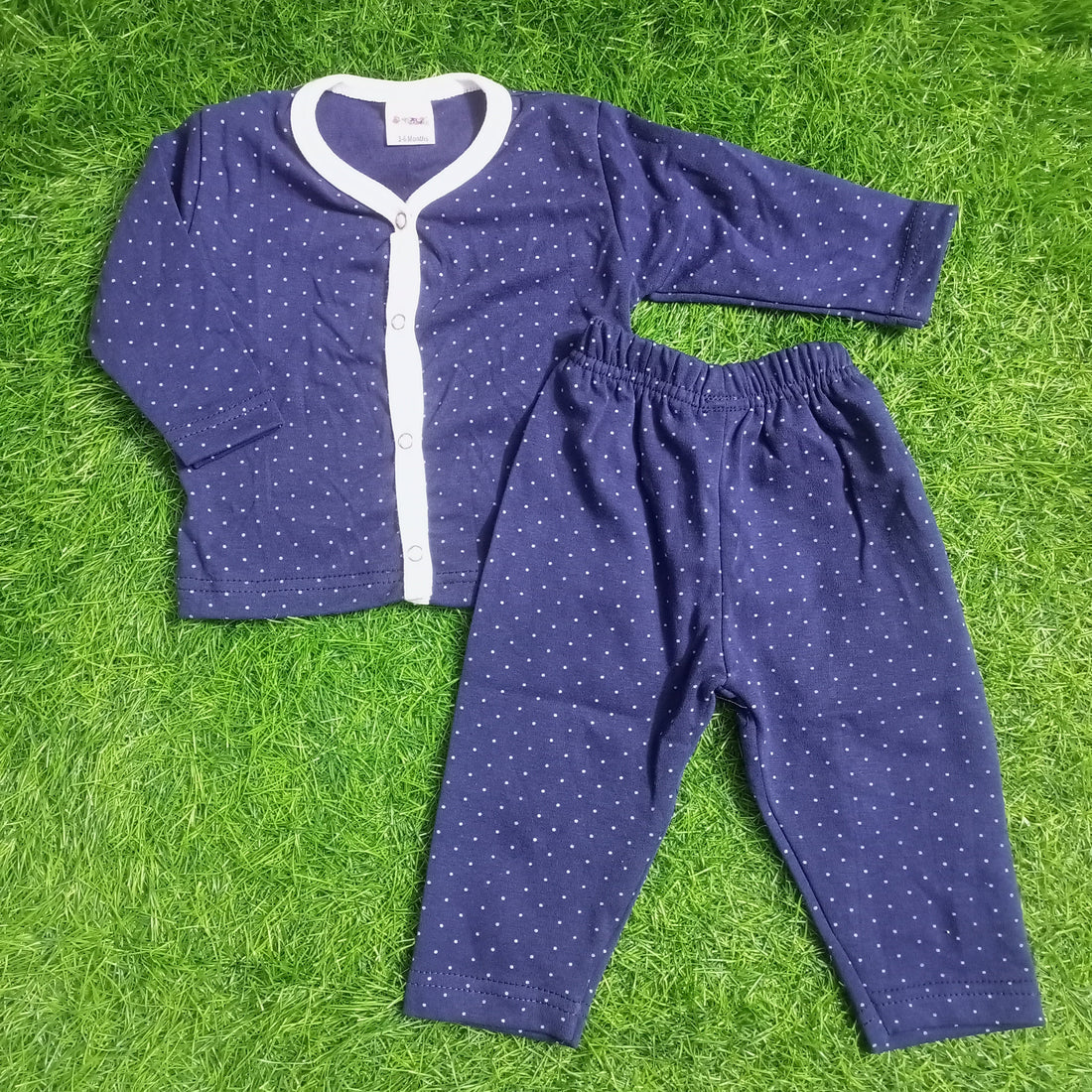 Summer Night Suit - Design 26 - Blue Dot
