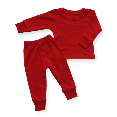 Next Baby - Round Neck & Pajama - Red